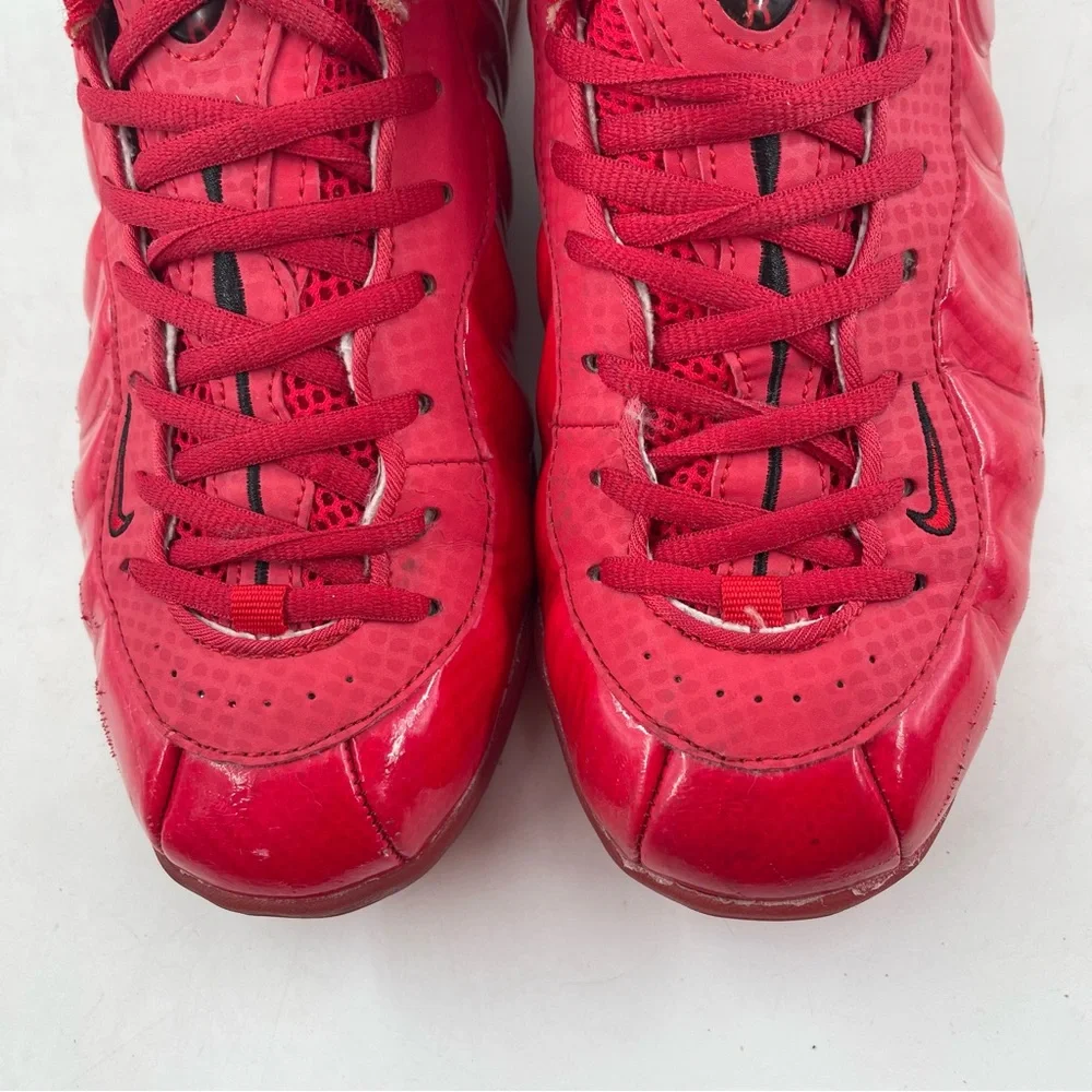 Nike Men’s Air Foamposite Pro - SZ 9.5 - Red Basketball Shoes Sneakers - Picture 8 of 16